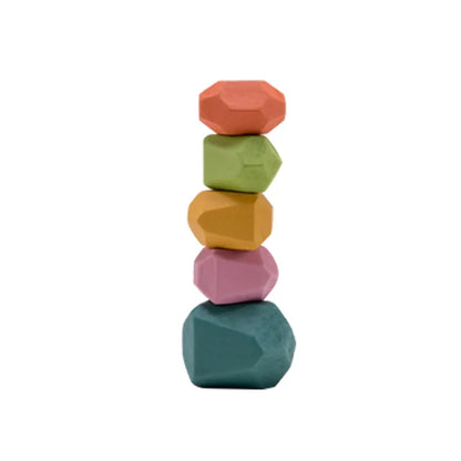 Baby Wooden Stacking Toys – Montessori Farm Balance Blocks Educational Puzzle for Kids
