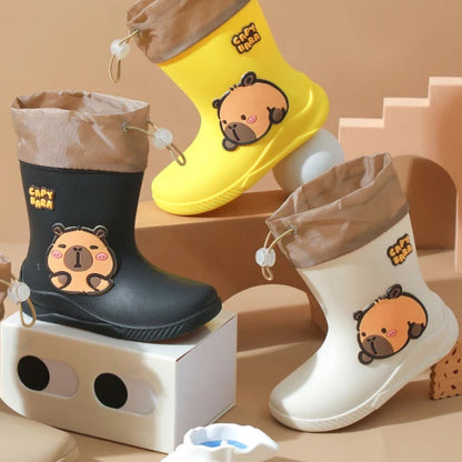 ids rain boots, waterproof kids boots, children rain shoes, toddler rain boots, pvc rain boots, animal print rain boots, miniso kids boots, waterproof toddler shoes, kids waterproof footwear, non slip rain boots, elastic band rain boots, kids pvc boots, unisex rain boots, all season kids shoes, cute kids rain footwear, lightweight rain boots for kids, durable kids rain shoes, waterproof boots for boys, waterproof boots for girls, kids outdoor rain boots