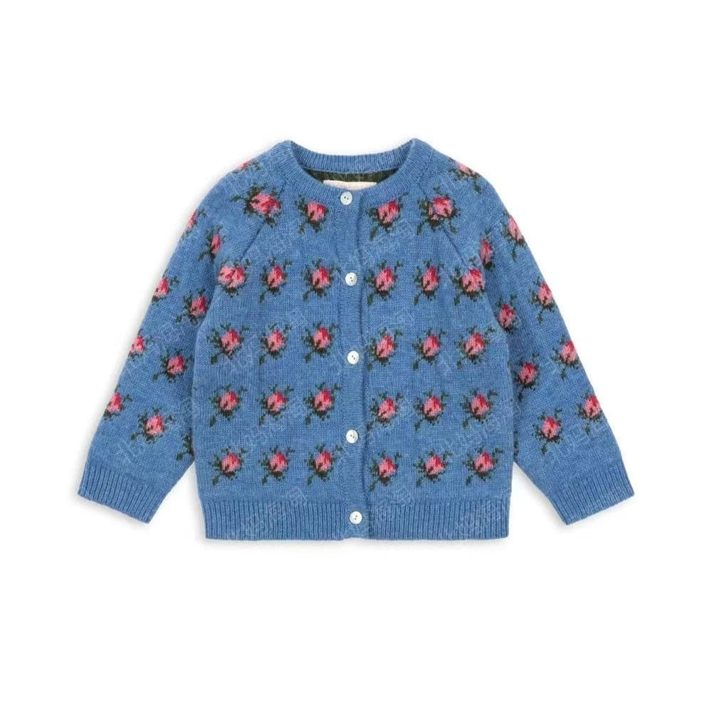 Konges Slojd Winter Baby Kids Cotton Knitted Sweater – Unisex Pullover for Boys & Girls 2-9Y