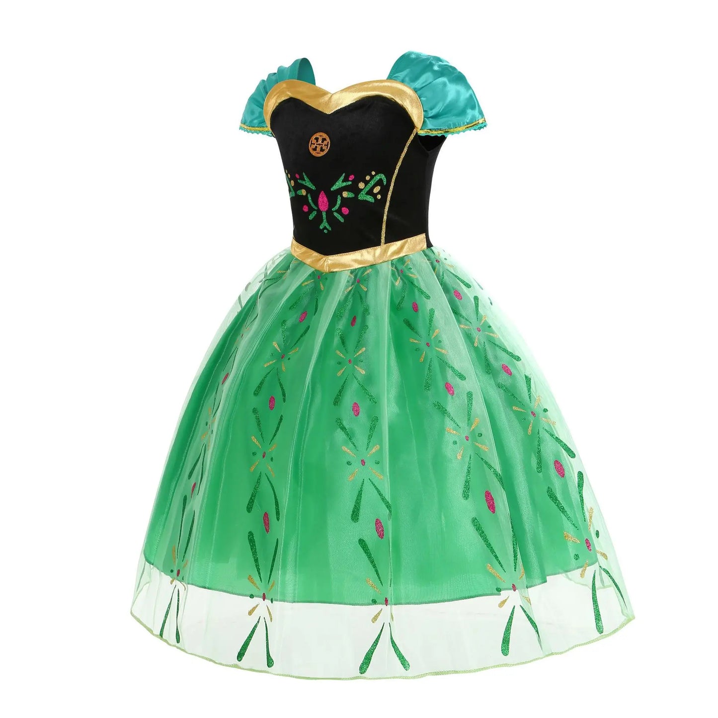 Frozen Anna costume, Disney princess dress, kids princess costume, Frozen dress for girls, Disney Anna dress, girls birthday party dress, Halloween princess costume, Frozen Elsa Anna costume, girls party dress, Disney princess gown