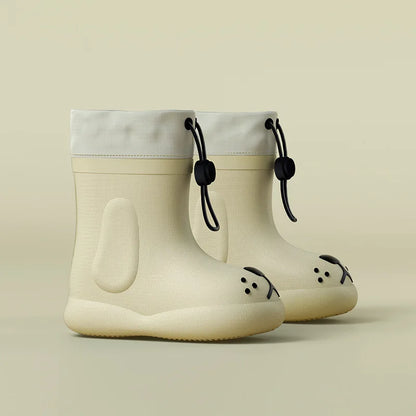 Kids’ Waterproof Wellies – Cute & Comfy Animal Print Rain Boots
