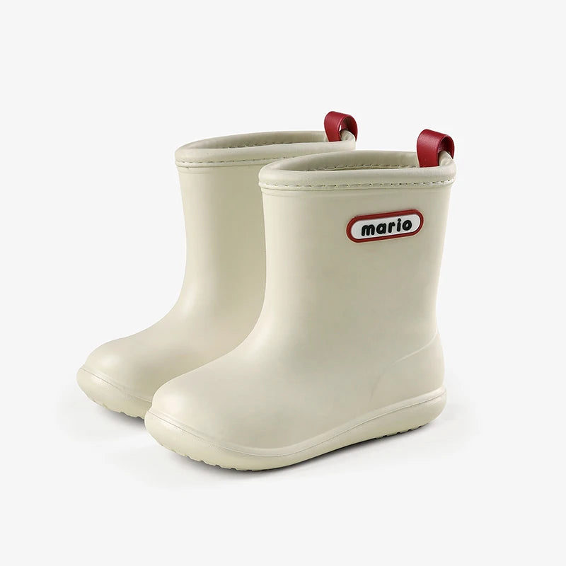 Cheerful Mario Kids Rain Boots – Waterproof Outdoor Shoes for Boys & Girls