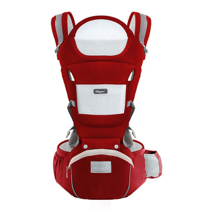 Ergonomic Baby Carrier Backpack – Cotton Front & Back Carrier for Newborns and Toddlers (Up to 20kg)