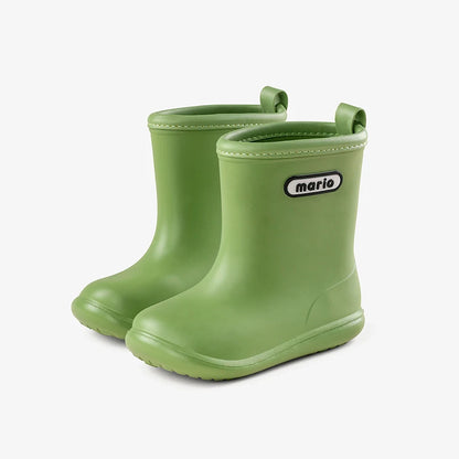 Cheerful Mario Kids Rain Boots – Waterproof Outdoor Shoes for Boys & Girls