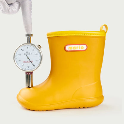 Cheerful Mario Kids Rain Boots – Waterproof Outdoor Shoes for Boys & Girls