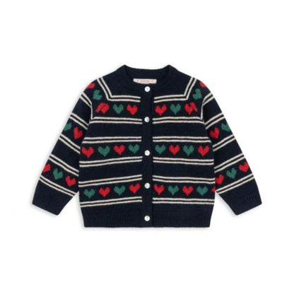 Konges Slojd Winter Baby Kids Cotton Knitted Sweater – Unisex Pullover for Boys & Girls 2-9Y