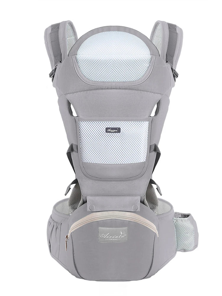 Ergonomic Baby Carrier Backpack – Cotton Front & Back Carrier for Newborns and Toddlers (Up to 20kg)