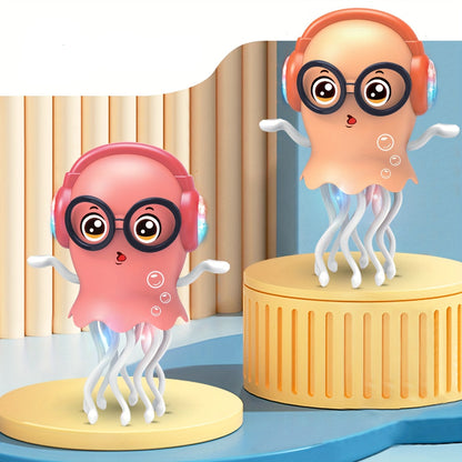 Interactive Dancing Electric Octopus Toy with LED Lights and Music for Toddlers